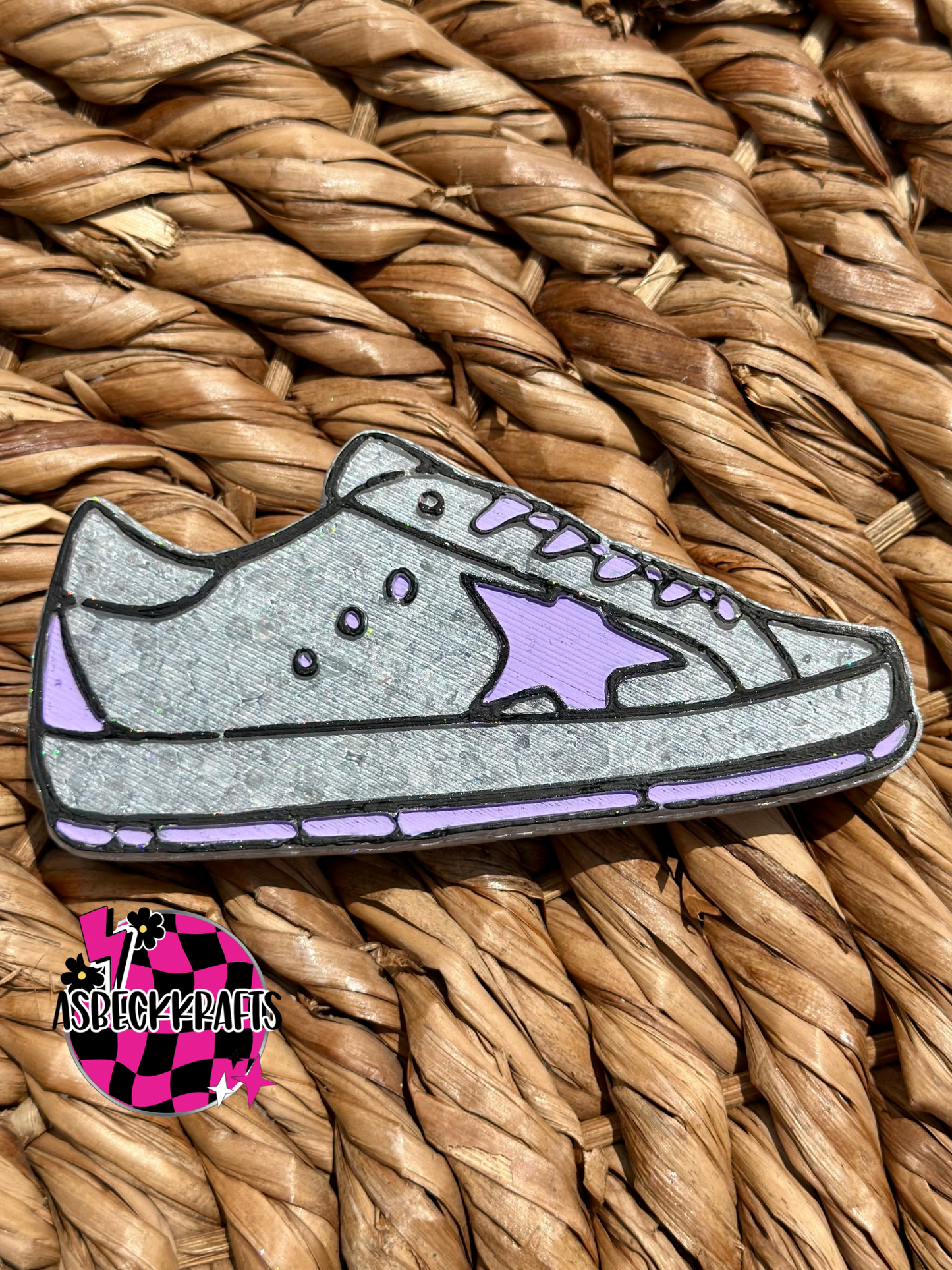 Purple star shoe