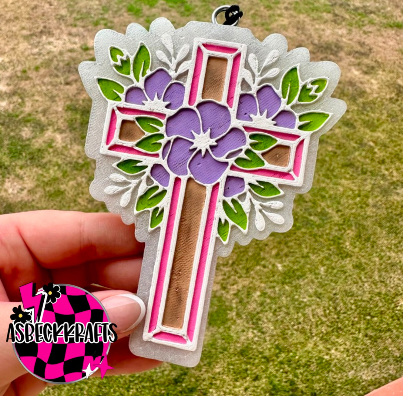 Floral cross