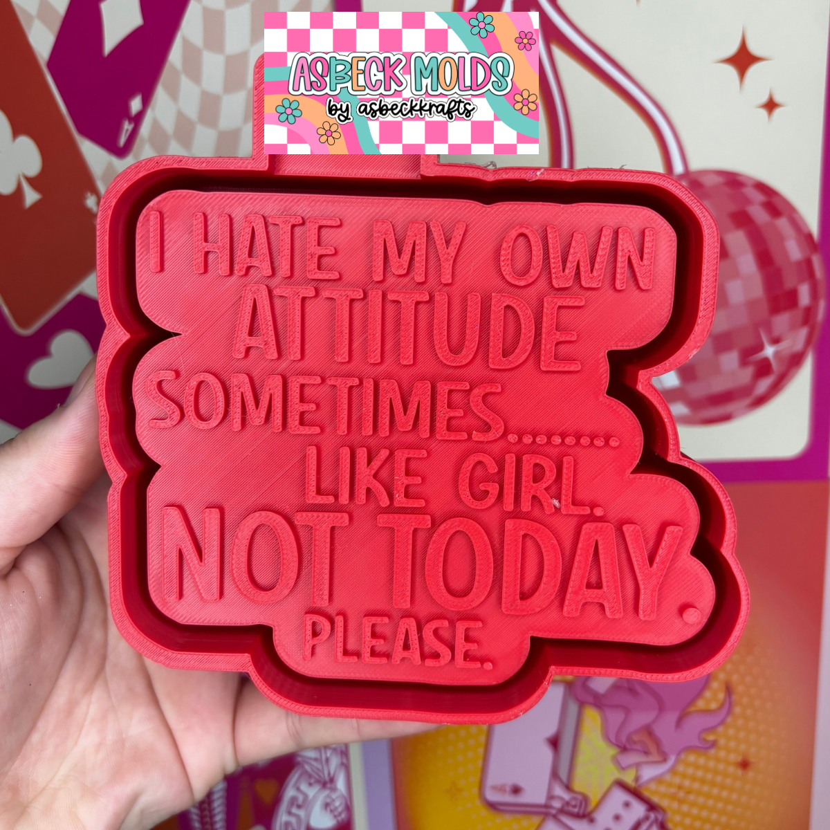 I hate my own Attitude sometimes …like girl not today please