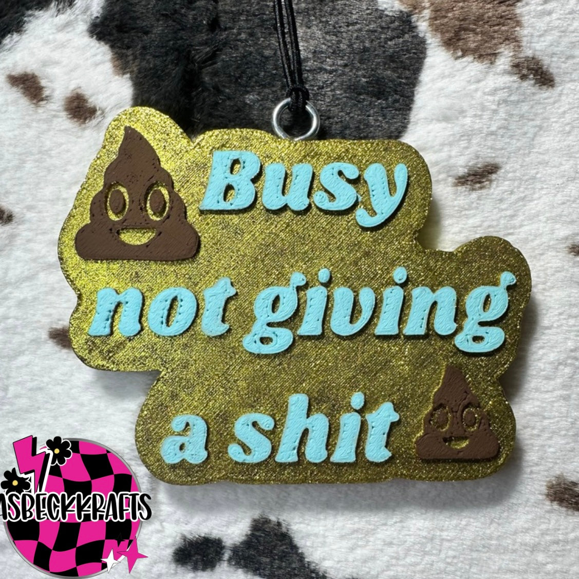 Busy not giving a sh**(Leather) RTS
