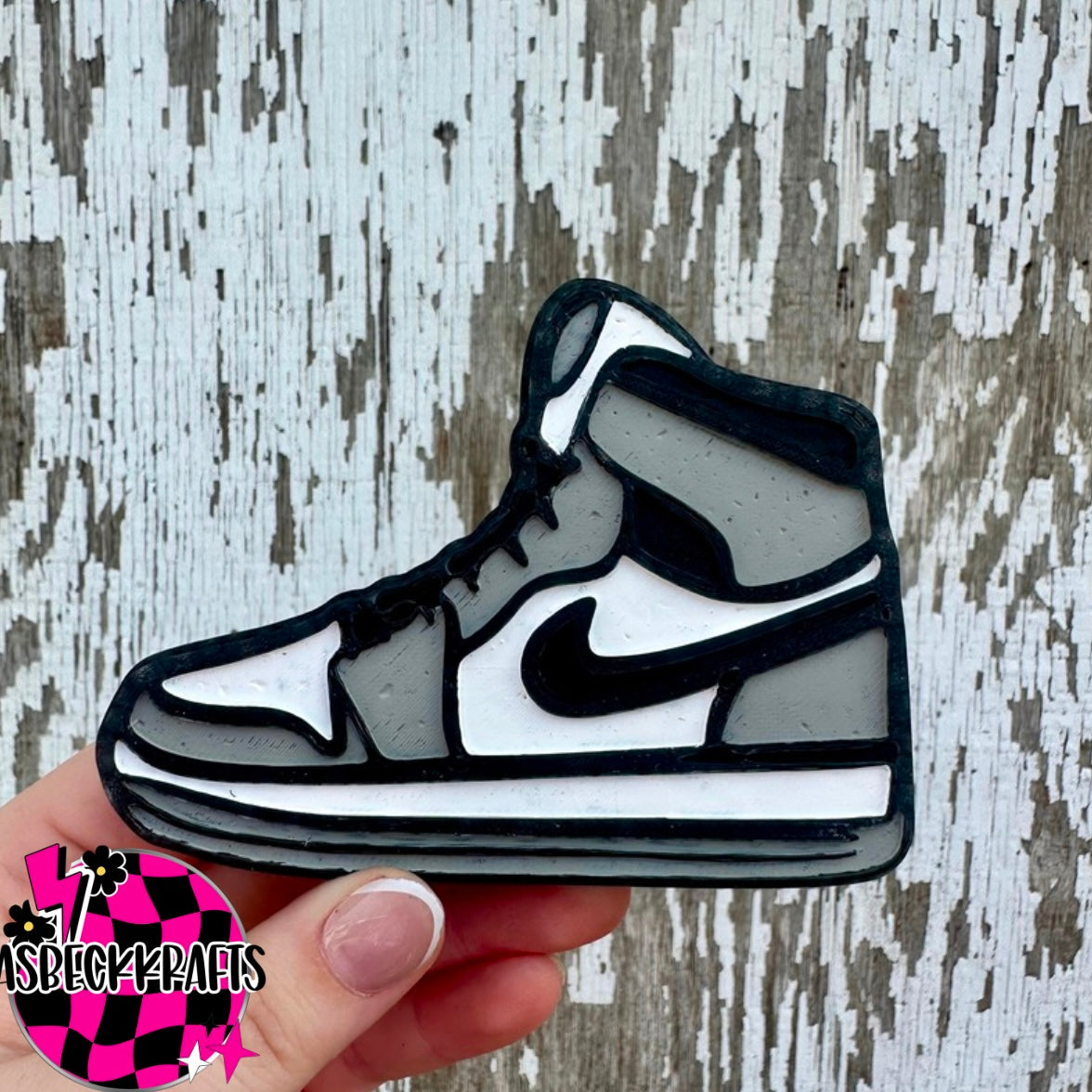 Nike shoe gray and white