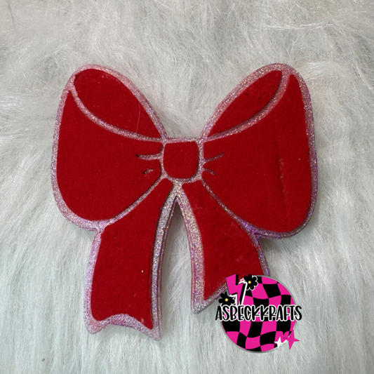 Red velvet bow