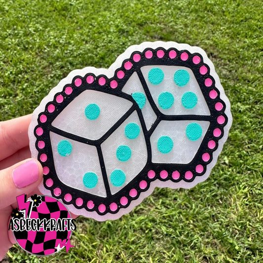 White dice