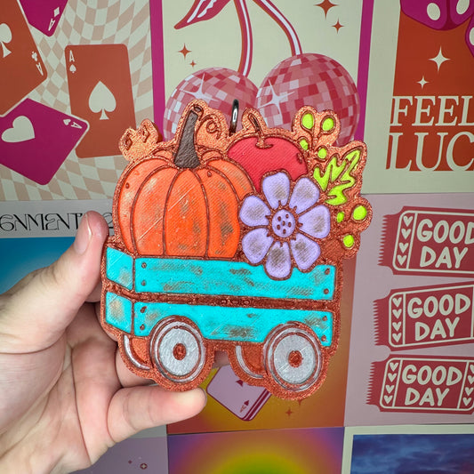 Pumpkin wagon (Cherry leather) RTS