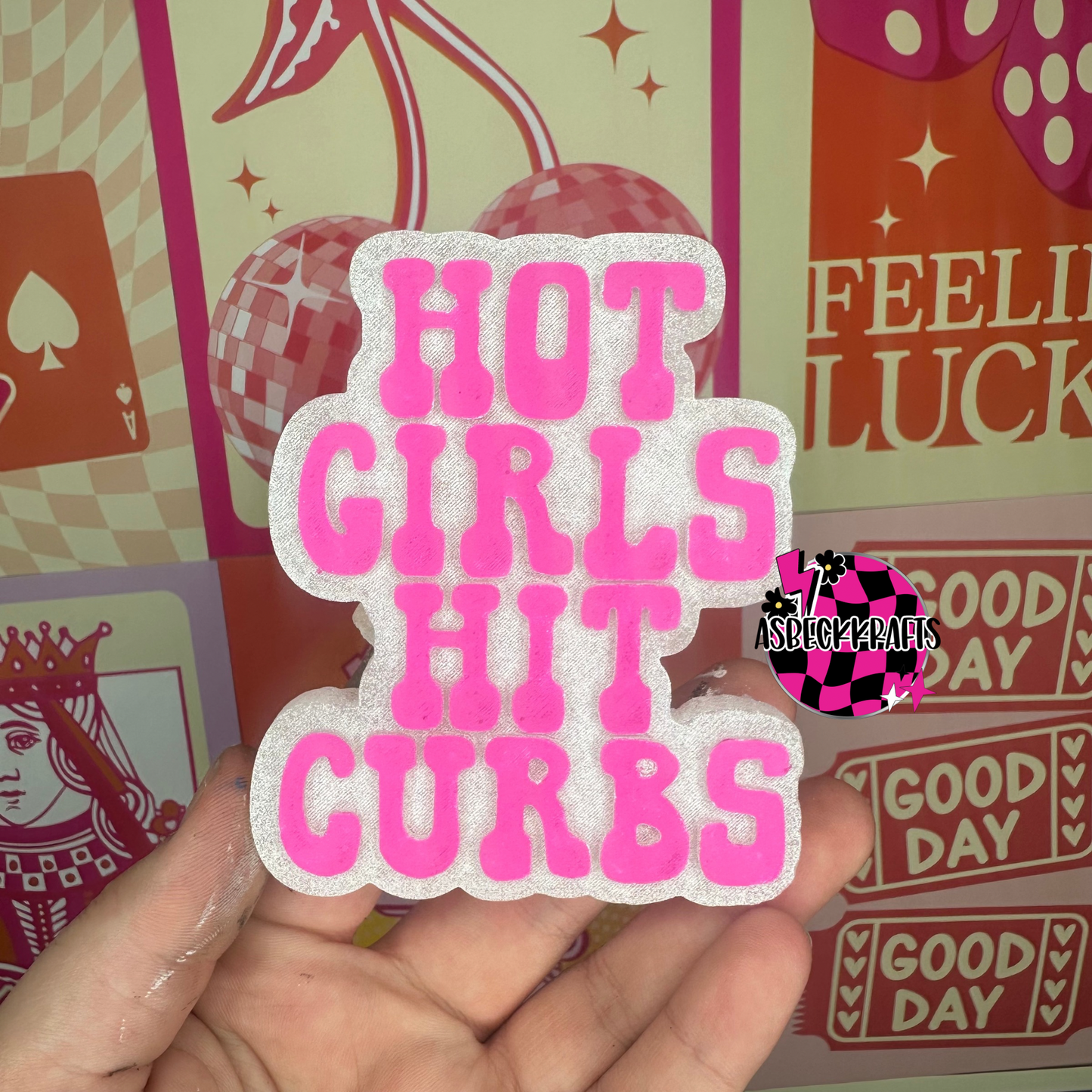 Hot girls hit curbs