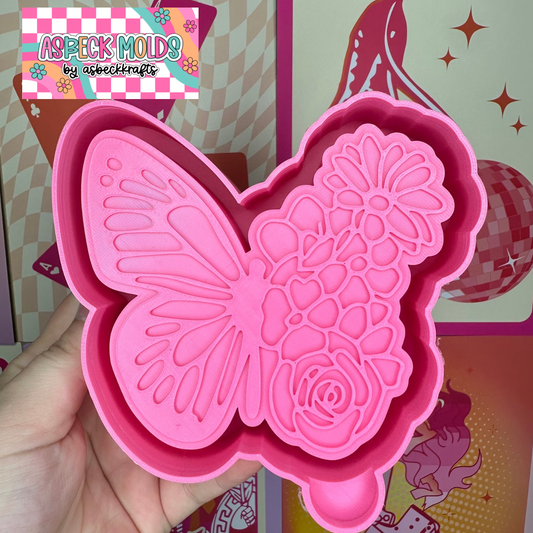 Floral butterfly