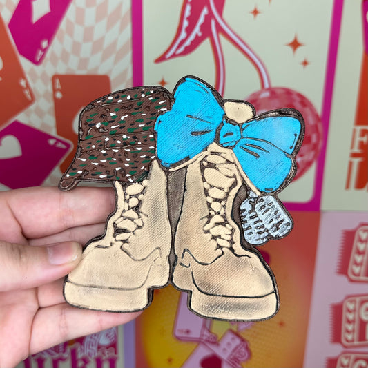 Military boots with bow (Jax teller)RTS
