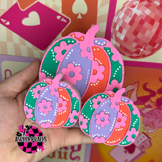 Floral pumpkin SET